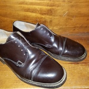 J. CREW oxford shoes mens size 9 1/2 made in Italy
